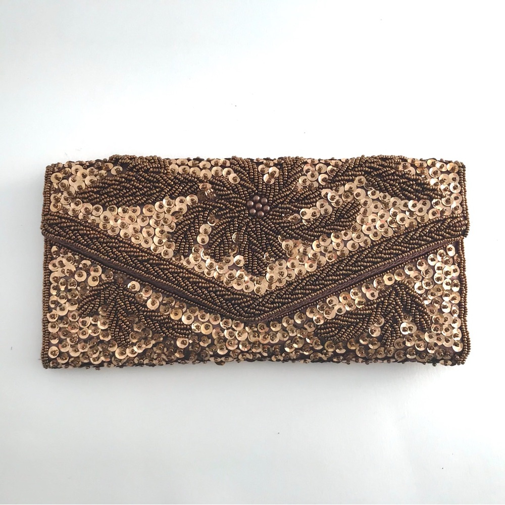 Vintage Beaded Sequin Clutch